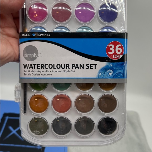 Watercolor Artist Lot —  Pad of Paper & 36 Color Pan Set - Picture 7 of 9